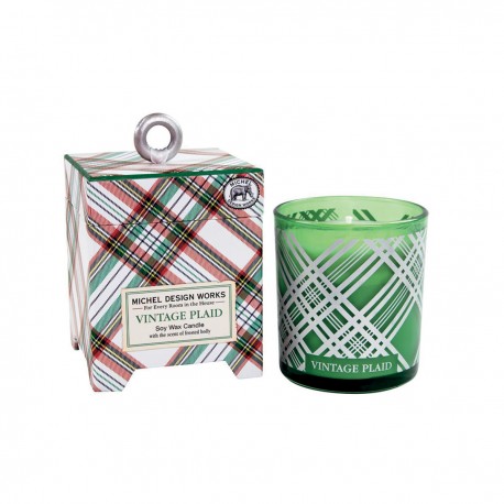 Bougie Parfumée 184 g et boîte cadeau - Vintage Plaid