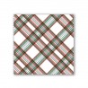 Pochette de 20 serviettes cocktail - Vintage Plaid