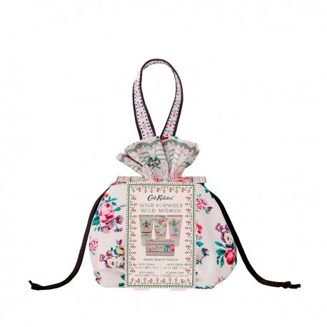 Pochette velours produits corps - Cath Kidston (Wild Flowers)