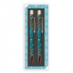 Coffret 2 stylos à bille - William Morris (Blackthorn)