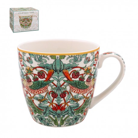 Breakfast mug - William Morris (Strawberry Thief)