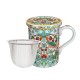 Mug coaster and infuser set - W.Morris (Strawberry Thief)