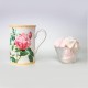 Mug coaster and infuser set - Redoute Rose