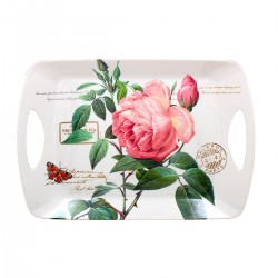 Plateau rectangulaire grand modèle en mélamine - Redoute Rose