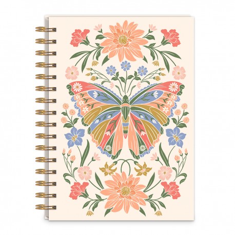 Spiral journal - Wildflower Meadow (butterfly)