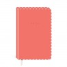 Vegan leather journal - Wildflower meadow (coral)