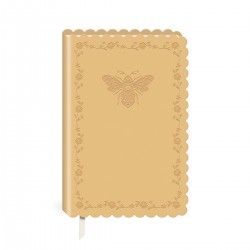 Vegan leather journal - Wildflower meadow (bee)