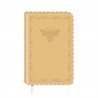Carnet de notes couverture cuir vegan - Wildflower Meadow (bee)