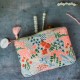 Embroidered pouch - Wildflower Meadow