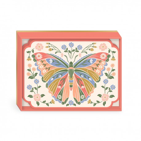 Boite 20 cartes & enveloppes - Wildflower Meadow (butterfly)