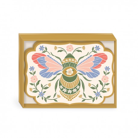 Boite 20 cartes & enveloppes - Wildflower Meadow (bee)