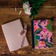 Vegan leather journal - Ribbon Tails blush