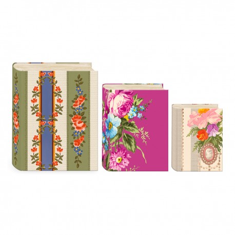 Large book box set 3 - Timeless Treasures (floral)