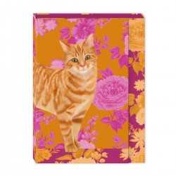 Pocket notepad - Petals and Paws (Tabby)