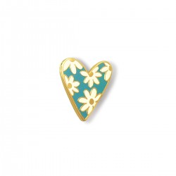 Pin's - Coeur fleuri