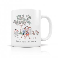 Mug céramique 350ml - Ecole de vie (Merci pour cette année)