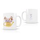 Mug ceramic 350ml - Bouquet d'amour (Mamie chérie)