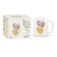 Mug ceramic 350ml - Bouquet d'amour (P'tit dej en famille)