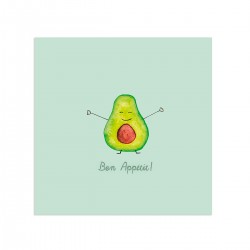 Bamboo Napkin 33x33 cm Avocado - Chic Mic