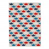 Torchon en coton biologique 50x70 cm Paper Boats - Chic Mic