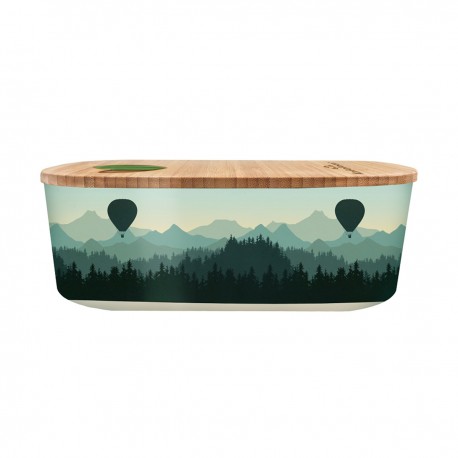 Lunch box 500ml en matiere vegetale Air Ballon Valley - Bioloco Plant