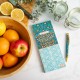 Magnetic shopping list - William Morris (Blackthorn dark)