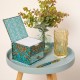 Memo cube and small drawer - William Morris (Blackthorn)