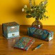 Memo cube and small drawer - William Morris (Blackthorn)