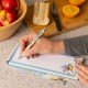 Magnetic shopping list - Symphony (bleu)