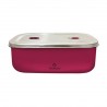 Lunchbox 500ml (acier inoxydable) Berry Red - Bioloco Sky*