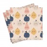 20 Serviettes 100% Bambou 33x33 cm Cute Fruits - Chic Mic
