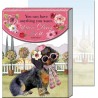 Pocket carnet de notes aimanté - Dressy Dachshund