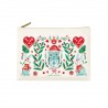 Small pouch - Noël Folk (chouette)