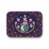 Plateau rectangulaire kraft (mate 42x30 cm) - Cosmic