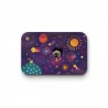 Plateau rectangulaire kraft (mate 28x18 cm) - Cosmic (miaou)