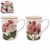 Set 2 mugs - New Redoute Rose