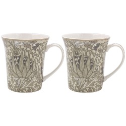 Set 2 mugs - William Morris (Artichoke)