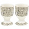 Set de 2 coquetiers en porcelaine - William Morris (Artichoke)