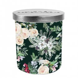 Candle jar & lid - Winter Garden