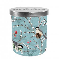 Candle jar & lid - Winterberry & Balsam