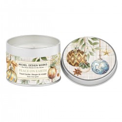 Large travel Candle - Peace on Earth