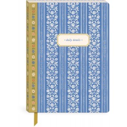 Carnet de notes quotidien - Sweet boutique (blue stripes)