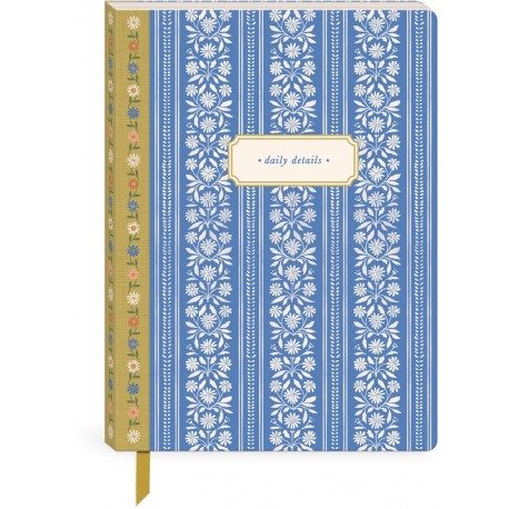 Carnet de notes quotidien - Sweet boutique (blue stripes)