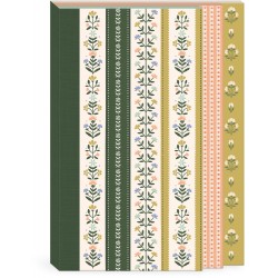Carnet de notes à 3 niveaux - Sweet boutique (Forest coral floral)