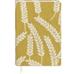 Carnet de notes couverture en tissu & brodée - Sweet boutique (Wheat)
