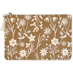 Trousse brodée MM - Sweet boutique (Chamomile)