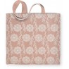 Embroidered fabric tote - Sweet boutique (Peony)