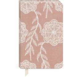 Carnet de notes couverture en tissu - Sweet boutique (Peony)