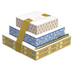 Set 3 blocs mémo & stylo - Sweet boutique (Mustard floral)
