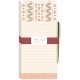 Bloc shopping aimanté & stylo - Sweet boutique (Coral stripe)